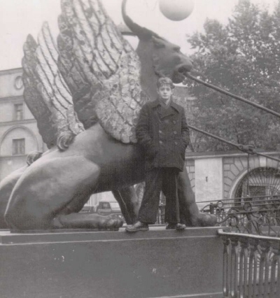 Валерий Агафонов. 1955 г. Фото Т.И. Чернышевой